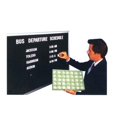 thumbnail image 1 of Aarco Products BOFD3630 36 in. H Framed Letter Board Message Centers Aluminum Frame, 1 of 1