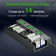 Chargeur Universel EBL 12+2 Baies avec Affichage LCD Chargement Rapide Individuel pour Aaaa C D 9V Ni-MH Ni-Cd & 9V – image 2 sur 5
