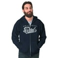thumbnail image 3 of World's Greatest Dad Number 1 Father Zip Hoodie Sweatshirt Men Brisco Brands S, 3 of 6