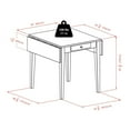 thumbnail image 5 of Hamilton Drop Leaf Dining Table with 2 Ladder Back Chairs, 5 of 5