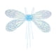 thumbnail image 2 of Alas de hada de libélula, suaves y prácticas, accesorios para disfraces de fiesta de cumpleaños y mascarada. Azul, 2 of 9