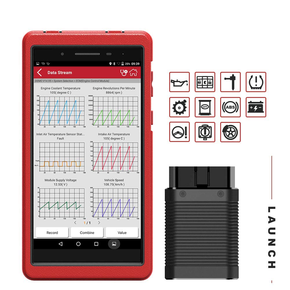Launch X431 PROS Mini BiDirectional Diagnostic Scan Tool Full System Automotive OBD2 Scanner