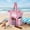 Pink PKA, variant on Fmbmuo Large Beach Tote Bags for Women with 9 Pockets, Mesh Travel Bags for Beach Pool Cruise Quick Dry