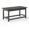 thumbnail image 4 of Westin Outdoor 35" Inch Adirondack Coffee Table for Patio Backyard UV Weather Resistant HDPE Plastic, Gray, 4 of 5