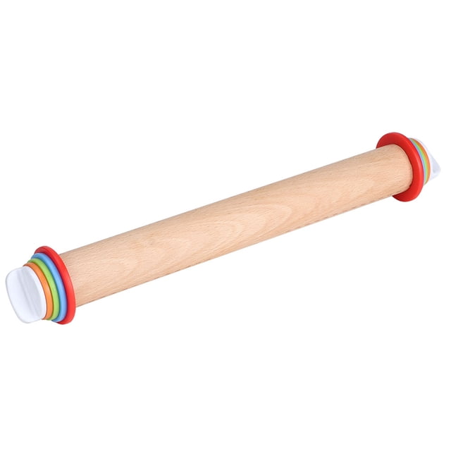 Rouleau, Rouleaux à Pâte, Réglable avec Échelle pour Pizza de Cuisine à la Maison, Croûtes à Tarte Rouleau à Pâtisserie 43cm