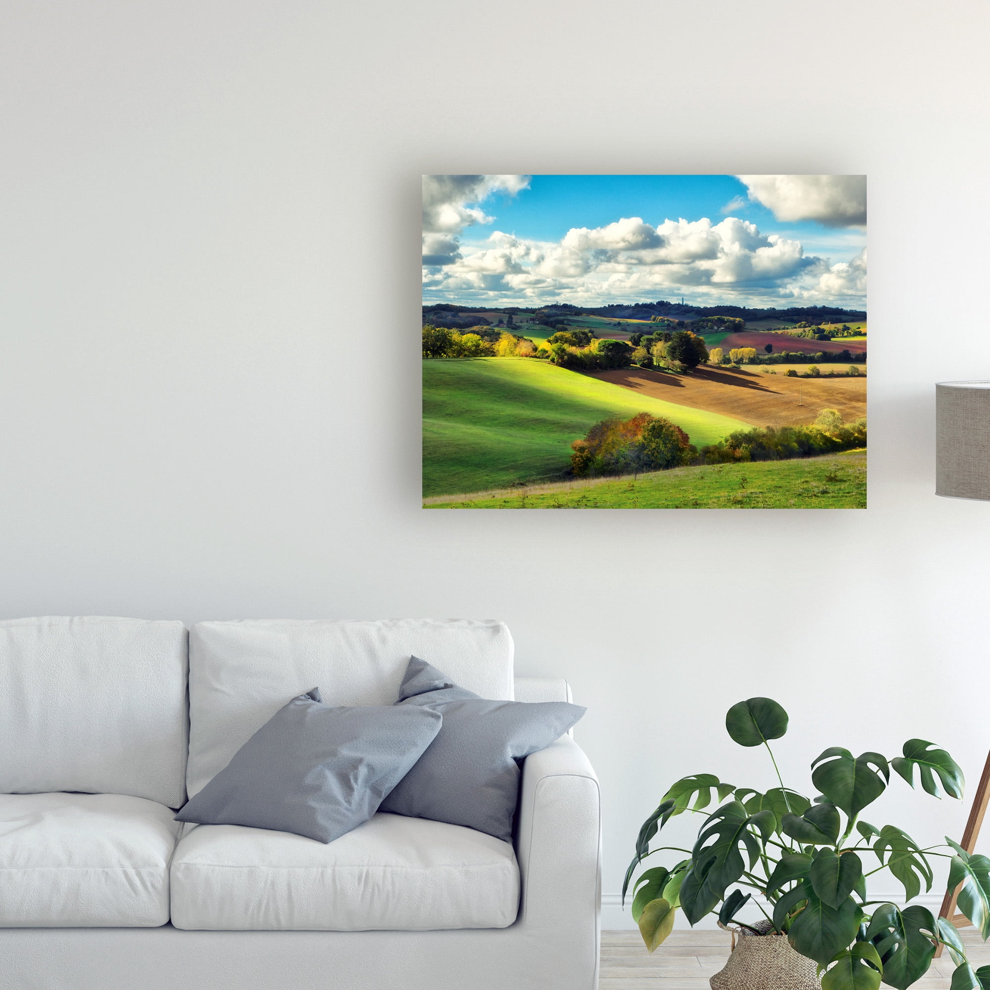 Trademark Fine Art 'Pastoral Countryside III' Canvas Art by Colby Chester