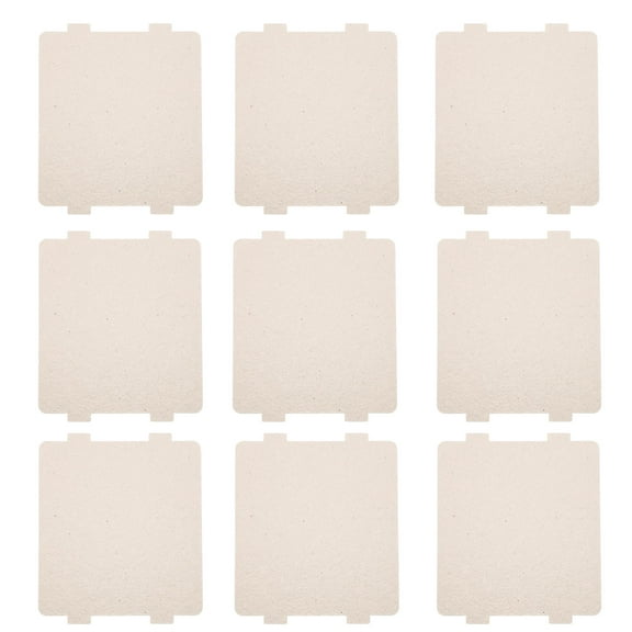 ETHZZLE 10Pcs Microwave Crisper Sheet Resin Microwave Plate Cover Oven Accessories