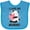 Turquoise, variant on Inktastic I Love My Mommy with Panda Illustration Boys or Girls Baby Bib
