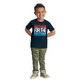 thumbnail image 3 of Patriotic Just Here For The Freedom Toddler Boy Girl T Shirt Infant Toddler Brisco Brands 6M, 3 of 6