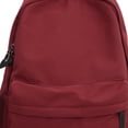 thumbnail image 2 of Mochila Mochila de nailon Mochila escolar de alta capacidad con cremallera impermeable para el ocio diario (rojo vino), 2 of 6