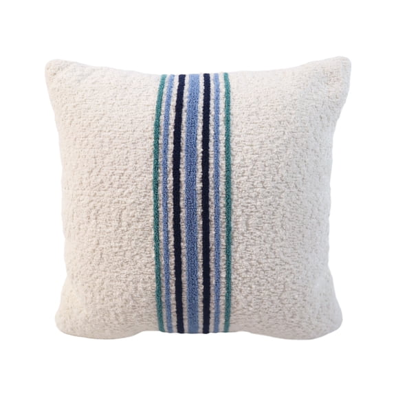 Ashland 16" Striped Pillow , Summer Home Decor
