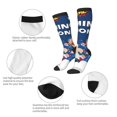 thumbnail image 6 of Lsque Sml Jeffy Printed Crew Socks Men's Women's LightWeight Thin Casual Calf Socks ,Knee High Socks,Cotton Socks, 6 of 9
