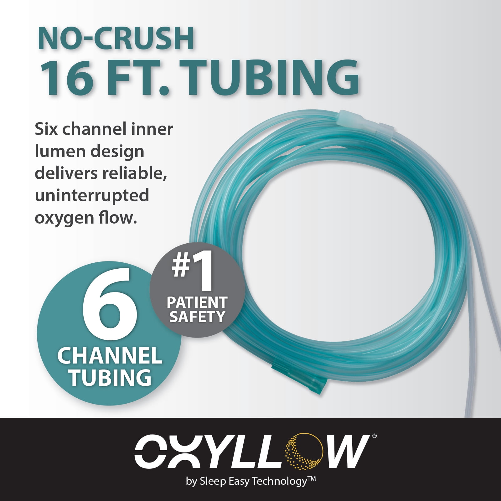 Super-Soft Nasal Cannula | 5-Count | 16 FT | Gentle on Nose, Cheeks and Ears | Lightweight, Over-The-Ear Design