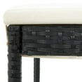 thumbnail image 6 of vidaXL Patio Bar Set Outdoor Garden Furniture Solid Wood Acacia and Poly Rattan, 6 of 11