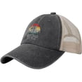 thumbnail image 2 of Best Dad by Par Dad Disc Golf Cowboy Hat Men Vintage Mesh Baseball Cap Women Dad Hat Sun Hat Trucker Hat Black, 2 of 8