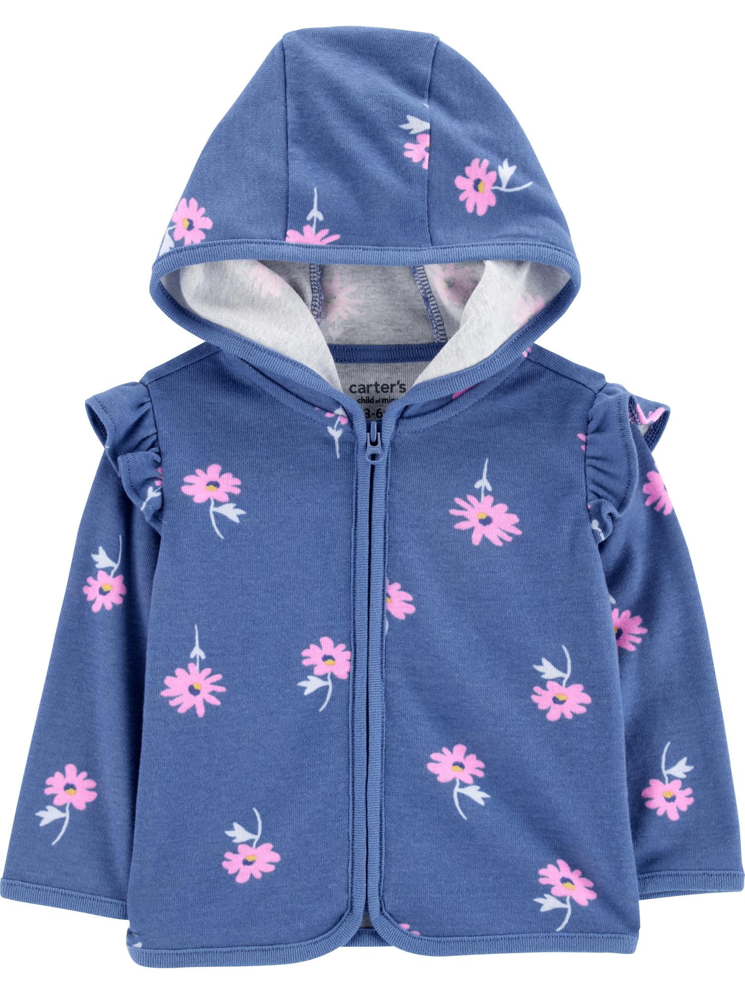 Carter's Child of Mine Baby Girl Cardigan Outfit Set, 3-Piece Sizes,Newborn-24 Months