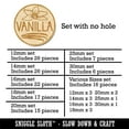 thumbnail image 2 of Vanilla Text with Image Flavor Scent Wood Mini Charms Shapes DIY Craft Jewelry - No Hole - 30mm (6pcs), 2 of 7
