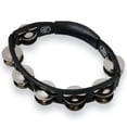 thumbnail image 3 of LP150 Cyclops Tambourine, Hand Held, Black, Steel Jingles, 3 of 6