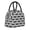 Black, variant on Horeoi Bat Pattern Large Insulated Lunch Bag for Work, School, Picnic - Waterproof, Durable Oxford Cloth, Comfortable Handle-Light Grey
