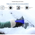 thumbnail image 5 of 4pcs New Auto Snow Winter Use Car Accessories Long HandleCleaning Tool Car Snow Shovel For Vehicle Windshield Ice Scraper BLUE, 5 of 8