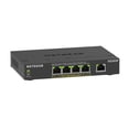 thumbnail image 1 of NETGEAR 5-Port PoE Gigabit Ethernet Unmanaged Essentials Switch (GS305P) - with 4 x PoE+ @ 63W, Desktop or Wall Mount, 1 of 6