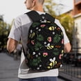 thumbnail image 5 of Yield Bees Print Backpack for Women Men, Lightweight Casual Travel Daypack, Classic Basic College Backpack, Middle School Bag, 5 of 5