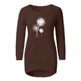 thumbnail image 4 of Bovemsi Womens Sweaters Casual Solid Long Sleeve Jumper Blouse Cute Sweaters, 4 of 5