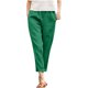 thumbnail image 2 of Karight Womens Casual Cotton Tapered Capri Cargo Pants Loose Elastic Waist Ankle Cropped Trouser with Pockets, 2 of 8
