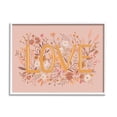 thumbnail image 4 of Stupell Industries Botanical Love Typography Delicate Floral Details Graphic Art White Framed Art Print Wall Art, Design by Heather McLaughlin, 4 of 5