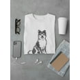 thumbnail image 3 of Akita Inu In Sumi-E Dog T-Shirt Men -Image by Shutterstock, Male x-Large, 3 of 4