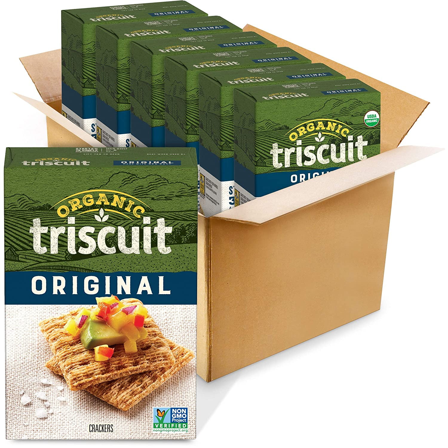 Triscuit Organic Original Crackers (Pack of 6) NonGMO