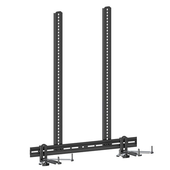 MOUNT PRO Universal Soundbar Mount, Sound Bar TV Bracket with 31.5" Longer Bracket Mounting Above or Under TV for Large TV, 6.5" Holder Swivel to Fit Various Soundbar, Up to 20 LBS
