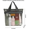 thumbnail image 6 of Mesh Shower Caddy Bag Portable Hanging Toiletry Bag Bath Organizer with Zipper for Travel, Gym, Swimming, Camping, College Dorms, Beach, 6 of 8
