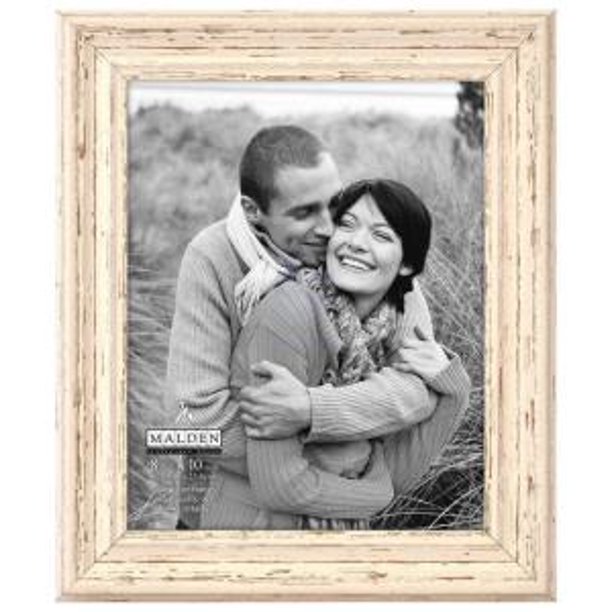 8X10 OFF WHITE DISTRESSED Picture Frame