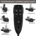 thumbnail image 6 of Newest Dark Grey Leatheraire Heat Massage Dual Motor Infinite Position Up to 350 LBS Large Electric Power Lift Recliners with Hidden Cup Holders, Power-Remote, Medium-firm , Heavy Duty, 6 of 9