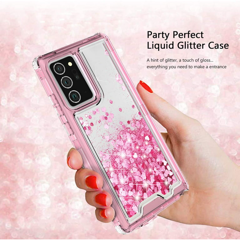  SamsungNote20 5G case square trunk luxury cute bee Compatible  with Samsung Galaxy Note20 4g 5G cases bling glitter box Phone cover  GalaxyNote20 Note205G 5GNote20 note 20 fundas bumper 6.7 inch (pink) 