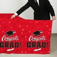 thumbnail image 5 of 3Pcs Graduation Party Decorations, Gongrats Grad Tablecover for Graduation Party Supplies, 54x108inch, 5 of 7