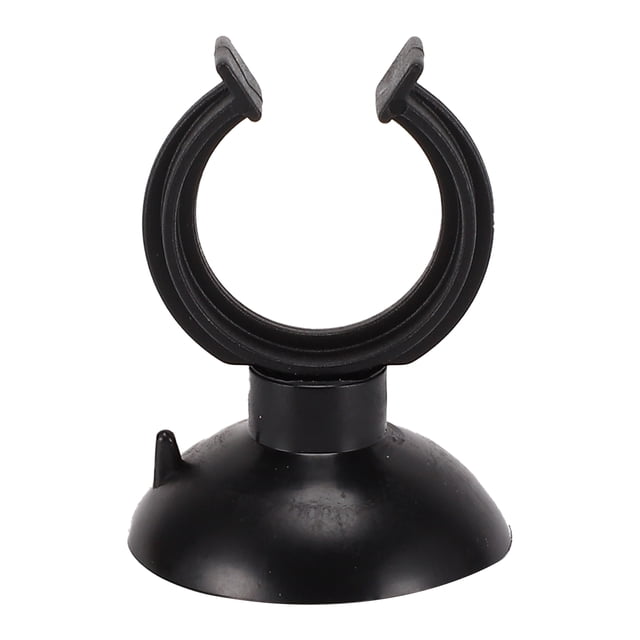 Accesorios para acuarios, clip de succión para acuarios, ventosa para tanque de peces, negro, 0.79 pulgadas