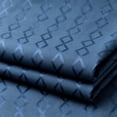 thumbnail image 6 of LVRLVR 1Pc Diamond Jacquard Shower Curtain Set, Heavyweight Polyester, Tassel & Hookless 2 Styles, Bathroom Curtain with Liner or Hooks, 6 of 8