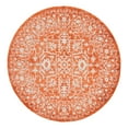 thumbnail image 3 of Unique Loom New Classical Collection Area Rug - Olympia (6' 1" Round Terracotta/Ivory), 3 of 7