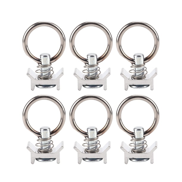 Btafrte Anclaje Atado Con Perno Perno Anillo Liberación Rápida para Camión (6 Piezas)