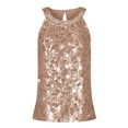 thumbnail image 4 of Outfmvch Formal Tops for Women Sparkly Tops for Women Womens Tank Tops Sparkly Top Tank Tops for Women 2025 Tube Top with Built in Bra Women's Tank Tops Khaki M, 4 of 4