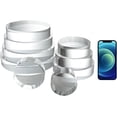 thumbnail image 5 of CiaoHER 2in Thickness 8in Diameter Acrylic Disc Display Block Clear Polished Round Pedestal Stand Riser 8" x 2", 1 Pack, 5 of 5