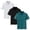 Green2, variant on dazeni 3 Pack Boys Golf Shirts Summer School Uniform for Boys Short Sleeve Henley Shirts with Collared Soft Cotton Athletic Tops Solid Mint Green2