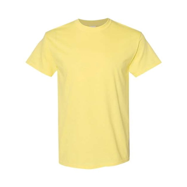 Camiseta de Algodón 100% Gildan Heavy Cotton 20F Cornsilk Small 5000