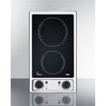 thumbnail image 1 of Summit Appliance  115V 2-Burner Electric Cooktop with Stainless Steel Trim, 1 of 1