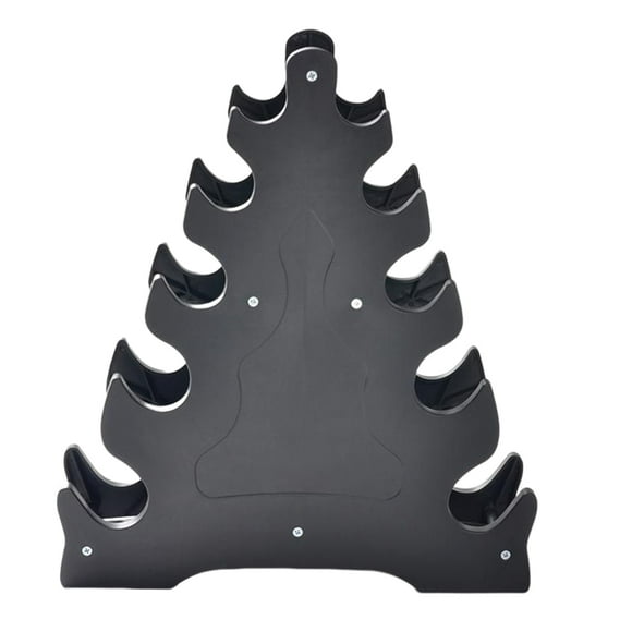Baohd Dumbbell Holder 5 Tier Combination Weight Rack Sports Space Saving Gym Compact Leaves Shape Bracket Home Office Organizer