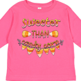 thumbnail image 4 of Inktastic Sweeter Than Candy Corn Halloween Boys or Girls Long Sleeve Toddler T-Shirt, 4 of 5