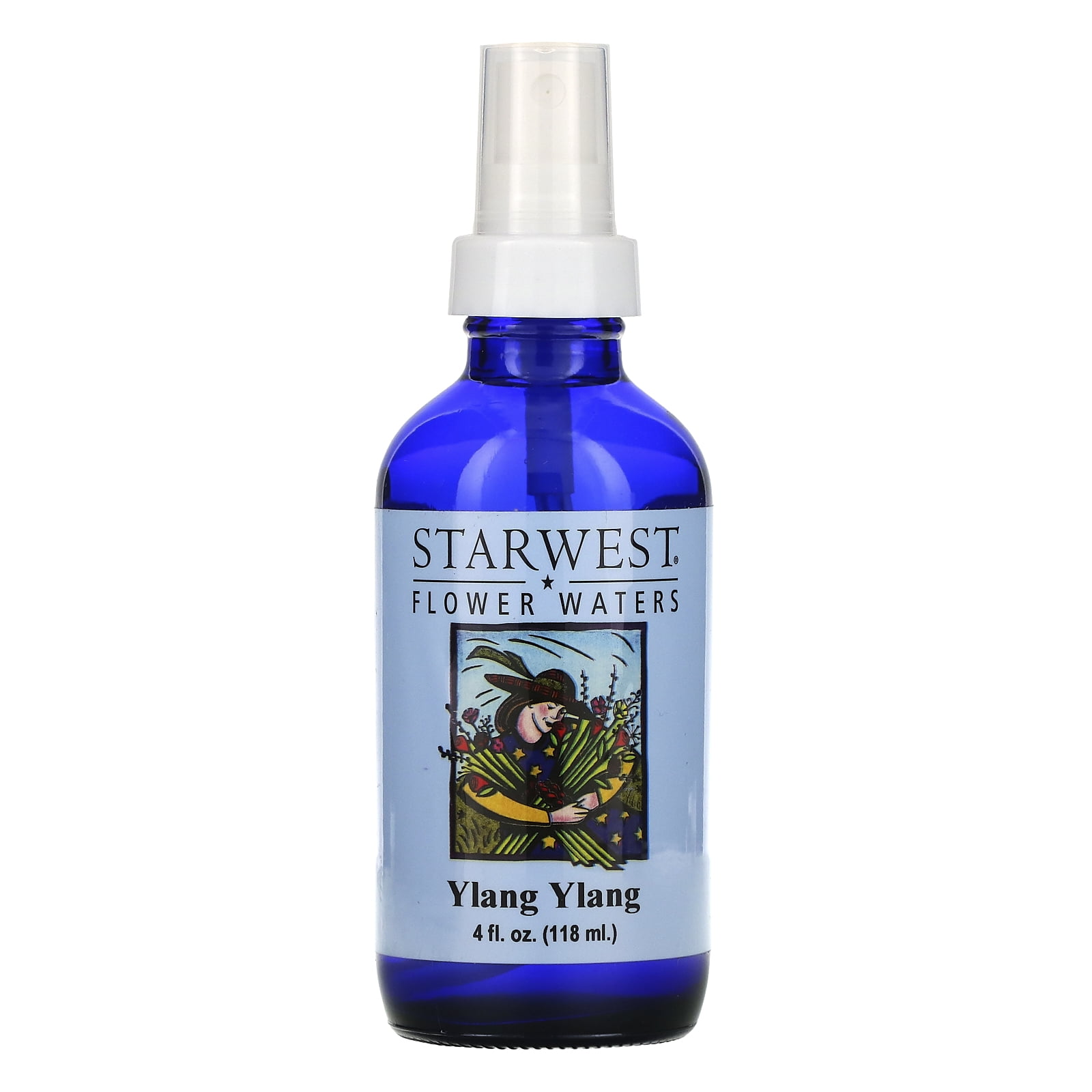 Starwest Botanicals Flower Waters, Ylang Ylang, 4 fl oz (118 ml)
