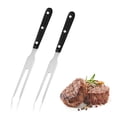 thumbnail image 2 of Greeniant 2 piezas de tenedor para parrilla, accesorios profesionales para asar a la parrilla, mango de madera, tenedores para barbacoa, carne Estufas de camping, 2 of 6